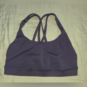 Women's Lululemon Black Sports Bra Size 6
